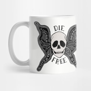 Die Free Skullerfly Skull Butterfly Mug